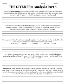 compare and contrast essay on the giver