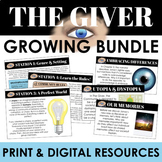 THE GIVER Growing Unit Bundle: Stations, Quickwrites, Voca