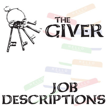 Preview of THE GIVER Jobs List Analysis (Lowry) Ceremony of 12 Dystopian Activity