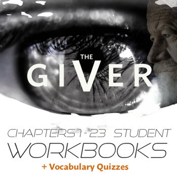 Preview of THE GIVER - Student Workbooks + Vocabulary Quizzes (Lois Lowry)