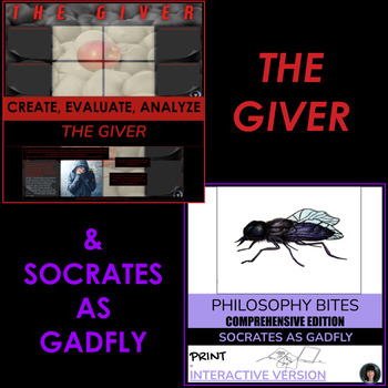 Preview of THE GIVER | THE GIVER & PHILOSOPHY BUNDLE | THE GIVER ACTIVITIES