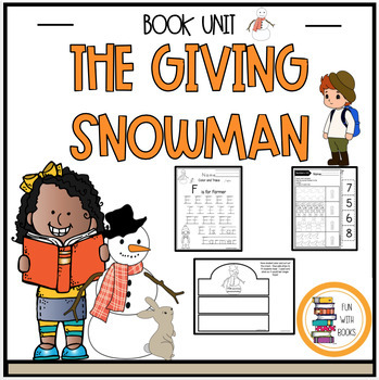 Preview of THE GIVING SNOWMAN BOOK UNIT AND STUDENT CROWN