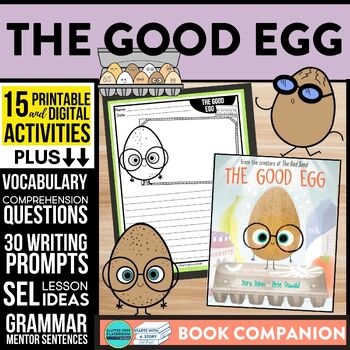 Preview of THE GOOD EGG activities READING COMPREHENSION - Book Companion read aloud