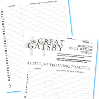 the great gatsby essay topics