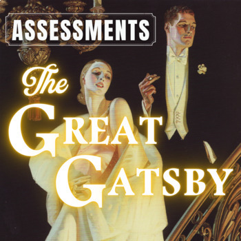 Preview of THE GREAT GATSBY Final Assessments: Project Menu and Exam Bank