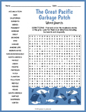 THE GREAT PACIFIC GARBAGE PATCH Word Search Puzzle Workshe