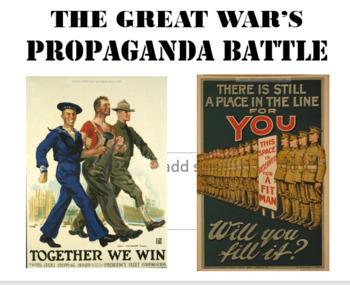 Preview of THE GREAT WAR'S PROPAGANDA BATTLE