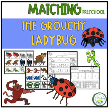 THE GROUCHY LADYBUG MATCHING, COUNTING, AND TRACING by Book Units by Lynn