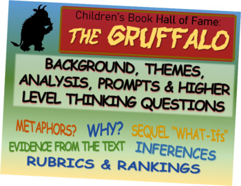 Preview of THE GRUFFALO - Children's Book Hall of Fame - slides, handouts, & more