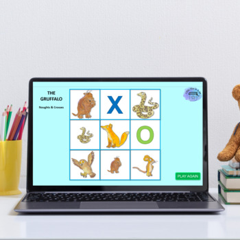 Preview of THE GRUFFALO Noughts and Crosses / Tic-Tac-Toe (PowerPoint Game)