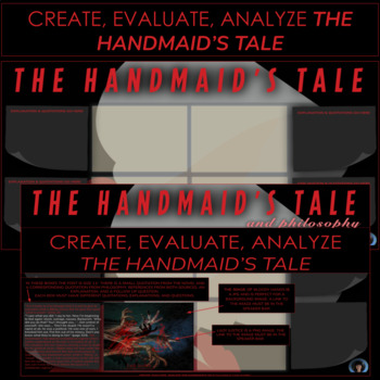Preview of THE HANDMAID'S TALE | THE HANDMAID'S TALE GOOGLE SLIDES ASSIGNMENT