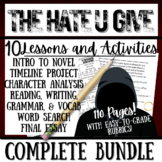 THE HATE U GIVE (Thomas) | Novel Study | Unit Bundle: 10 R