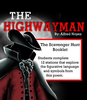 Preview of THE HIGHWAYMAN Scavenger Hunt
