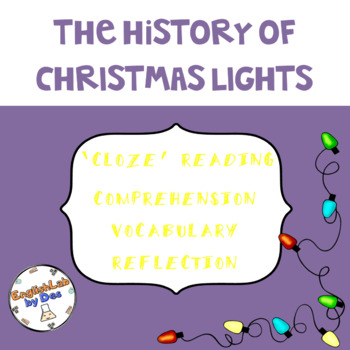 Preview of THE HISTORY OF CHRISTMAS LIGHTS - READING PASSAGE