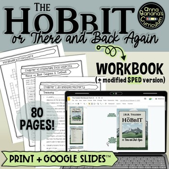 Preview of THE HOBBIT STUDENT WORKBOOK: Digital and Print Novel Study