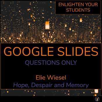Preview of THE HOLOCAUST ACTIVITIES, Elie Wiesel, Reading Comprehension High School