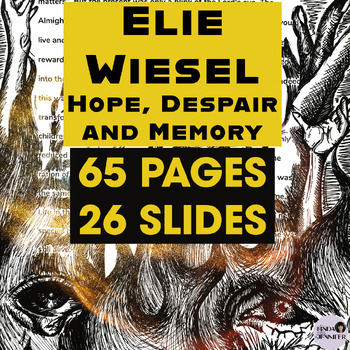 Preview of THE HOLOCAUST, ELIE WIESEL, Digital, Print, Reading Comprehension, Teacher Notes