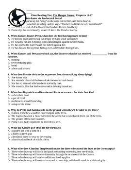 Catching Fire Quizzes & Final Exam - Chapters 1-27 with Answer Key