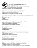 THE HUNGER GAMES Close Reading Test, Chapters 19-27