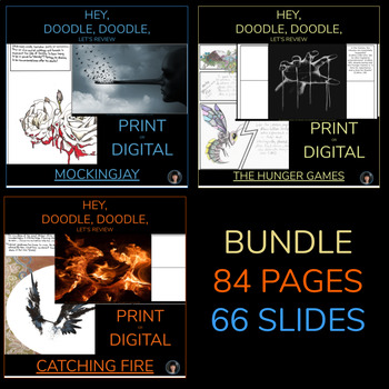 Preview of THE HUNGER GAMES | THE HUNGER GAMES GOOGLE SLIDES | HUNGER GAMES BUNDLE