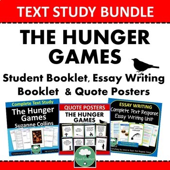 THE HUNGER GAMES Novel Study Unit High School English BUNDLE by Tea4Teacher