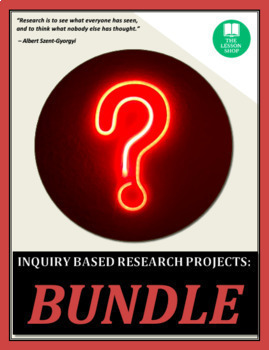 Preview of THE INQUIRY BASED LEARNING RESEARCH BUNDLE