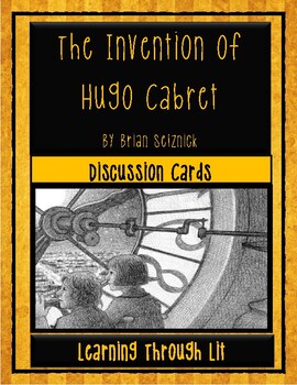 Preview of THE INVENTION OF HUGO CABRET Discussion Cards (Answer Key Included)