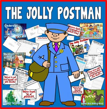 Preview of THE JOLLY POSTMAN STORY TEACHING RESOURCES EYFS KS1 TRADITIONAL TALES
