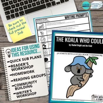 The Koala Who Could Read Aloud Activities, RETELL + Sequencing Craft, Growth Mindset