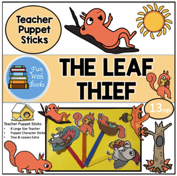 Preview of THE LEAF THIEF TEACHER PUPPET STICKS