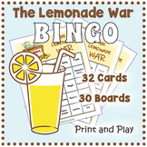 THE LEMONADE WAR BINGO GAME - Fun Novel Study and Vocabula