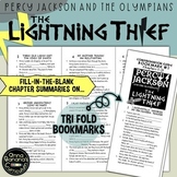 THE LIGHTNING THIEF Comprehension Guide Tri-Fold Bookmarks
