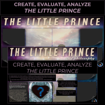 Preview of THE LITTLE PRINCE | CREATE, EVALUATE, ANALYZE | END OF BOOK PROJECT | DIGITAL