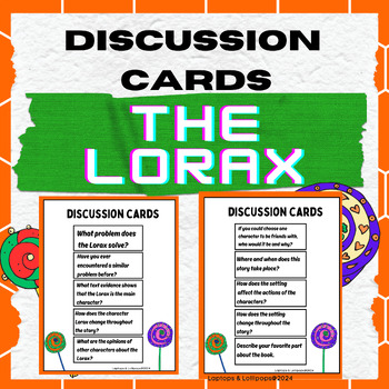 Preview of THE LORAX DISCUSSION CARDS
