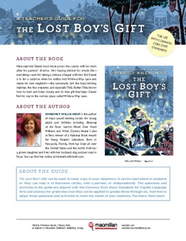 Preview of THE LOST BOY'S GIFT by Kimberly Willis Holt - Teacher's Guide