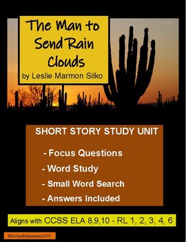 Preview of THE MAN TO SEND RAIN CLOUDS Short Story Study