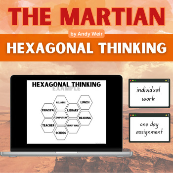 Preview of THE MARTIAN - Hexagonal Thinking - Vocab/Theme/Tone *DIGITAL or Printed*