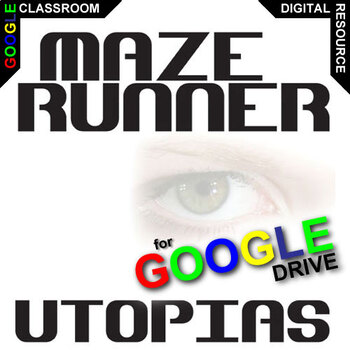 Preview of THE MAZE RUNNER Introduction to Utopias & Dystopias DIGITAL Dashner