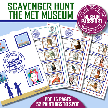 Preview of THE METROPOLITAN MUSEUM OF ART SCAVENGER HUNT - The Met Passport