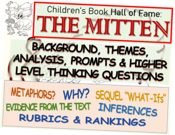 Preview of THE MITTEN - Children's Book Hall of Fame - slides, handouts, & more