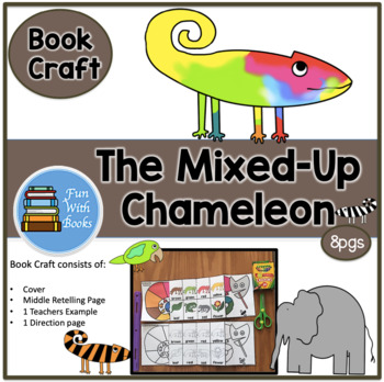 mixed up chameleon coloring page