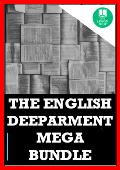 Preview of THE ENGLISH DEPARTMENT MEGA BUNDLE