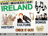 THE MUSIC OF IRELAND - Slides, Links, Music, and Handouts 