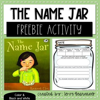 Preview of THE NAME JAR FREEBIE ACTIVITY [GOOGLE SLIDES]