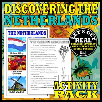 Preview of NETHERLANDS: Discovering the Netherlands Activity Pack
