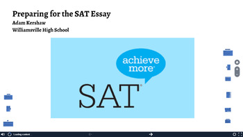 Preview of THE NEW SAT Essay Test PREZI (2016)--Overview of Test, Prompts, and Scoring
