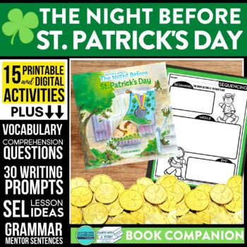Preview of THE NIGHT BEFORE ST PATRICKS DAY reading activities Spring Reading Comprehension