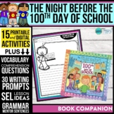 THE NIGHT BEFORE THE 100th DAY OF SCHOOL activities COMPRE