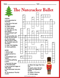 THE NUTCRACKER BALLET Crossword Puzzle Worksheet Activity