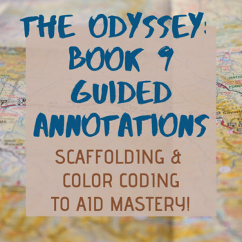 Preview of THE ODYSSEY: BOOK 9 GUIDED ANNOTATIONS